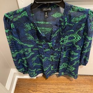 Aqua Womens Sheer Top great condition!